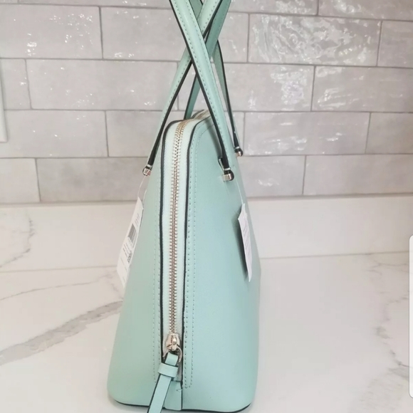 SOLD! NWT Kate Spade♠️Medium Dome Satchel Spring Meadow - Picture 5 of 10